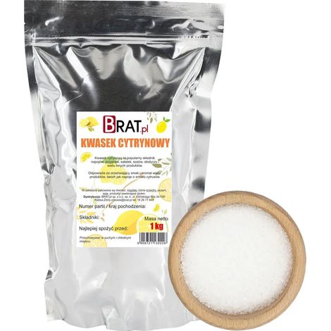Ácido cítrico 1 kg (1/4)