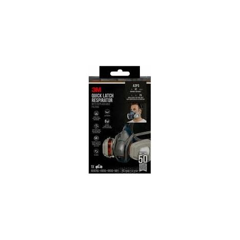 3M 6502QLKIT-1 Mascarilla de media cara Respirador purificador de aire (1/2)