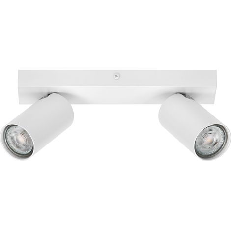 LEDVANCE LED SPOT OCTAGON 2 x 3,4W, GU10, 460lm, weiß, 2.700K Farbtemperatur, warmweiße Lichtfarbe, zeitloses Design, austauschbare LED-Lampe, ideal für Innenräume, CRI 90, verstellbare Köpfe