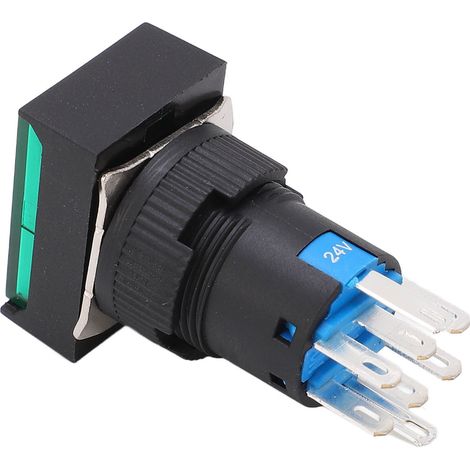 25 Stück beleuchtete Reset-Taster/Ein-/Ausschalter für Industrieanlagen, AC/DC 24 V, 5 A (1/5)