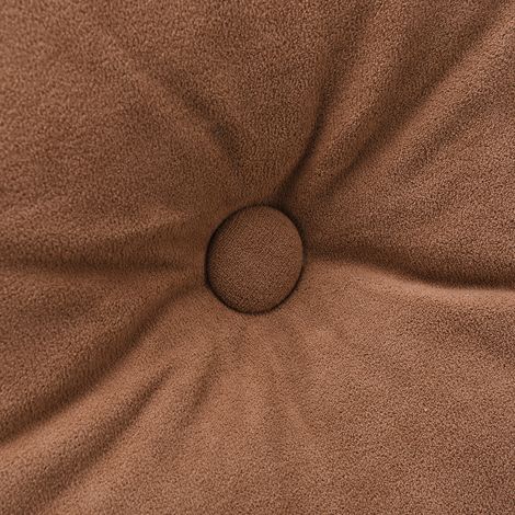 Coussin triangulaire dossier de lit 60x50x20 cm, velours chenille couleur champagne, housse en tissu chenille composite, rembourrage en perles 3D haute résilience, blanc intérieur matelassé (coussin l (1/5)
