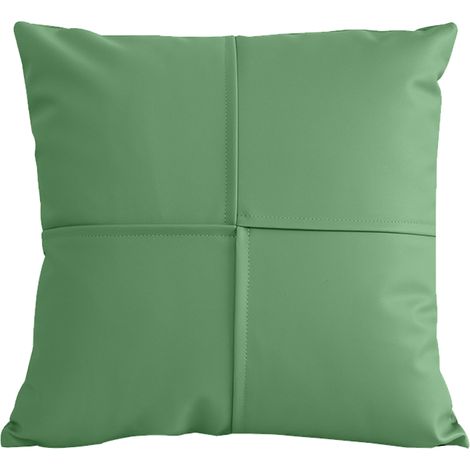 Housse de coussin simple et moderne aux coutures nettes pour canapé de salon. (1/4)