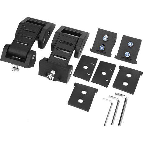 Lot de 2 loquets de verrouillage de capot moteur compatibles avec Jeep Wrangler JK 2007-2017 (1/5)