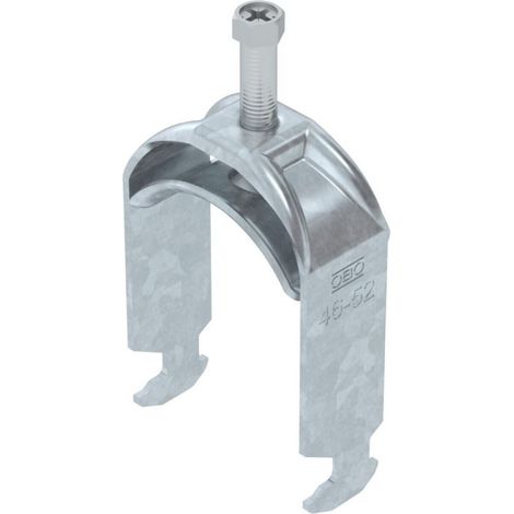 OBO Bettermann Bügelschelle 2056 46-52mm Stahl tauchfeuerverzinkt, 1186049 (1/2)
