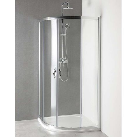 Sapho Docce - Box doccia 90x90x190 cm con piatto doccia, vetro trasparente AG4290