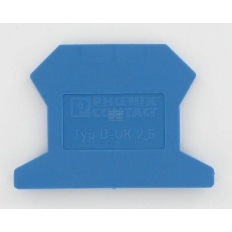 Plaque PHOENIX CONTACT DUK25BU
