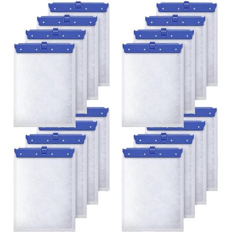 Packung mit 16 großformatigen Filterpatronen, kompatibel mit Whisper Bio Beutelfiltern, Aquarienfilter kompatibel mit den Modellen Whisper 20i, 40i und IQ20/30/45/60. (1/5)