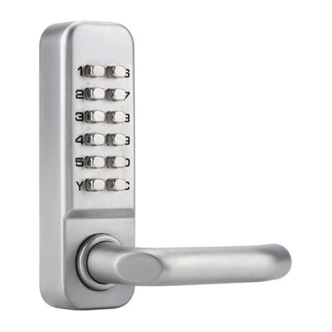 Serrure à code mécanique étanche – Mot de passe 1 à 11 chiffres – Pour porte en bois 30-60 mm – Alliage de zinc – Installation facile (1/5)