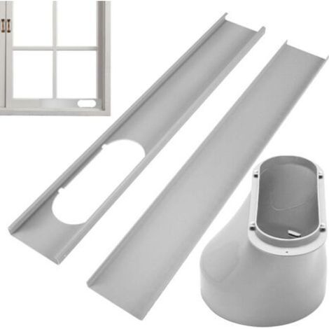 Kit de calfeutrage pour climatiseur portable – Ventilation réglable jusqu'à 110 cm – Matériau ABS durable – Améliore le refroidissement – Enlenk
