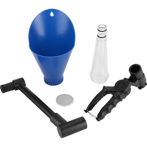 Entonnoir à huile moteur universel, accessoire de remplissage d'huile auto avec support de fixation réglable (1/5)