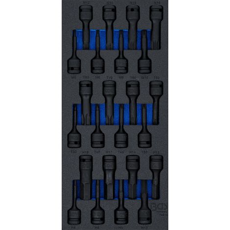 BGS Set de douilles métalliques 24 pièces 75 mm (1/2)