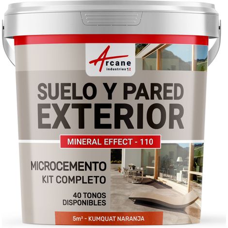 Microcemento para exteriores: suelos, muros, terrazas, balcones, escaleras