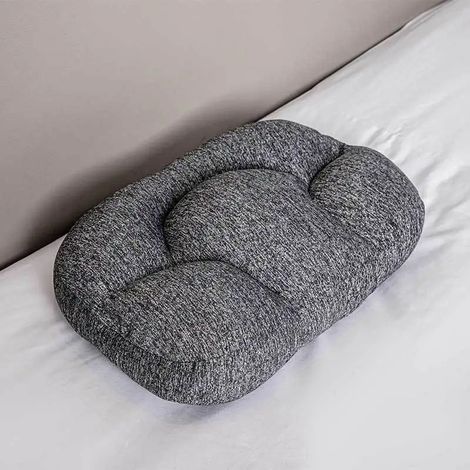 Oreiller de sommeil, oreiller de lit doux en forme de micro-œuf, oreiller en mousse cervicale respirant, oreiller de sommeil profond 3D complet (1/5)