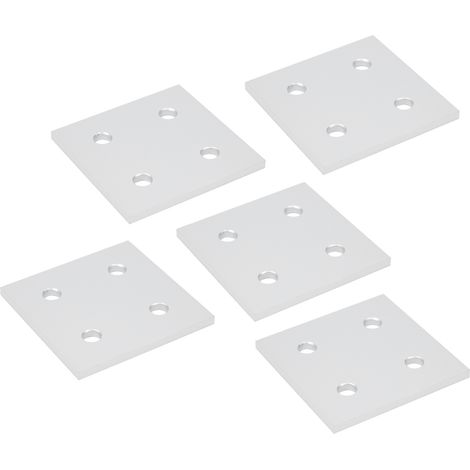 Four-hole connecting plate aluminum profile flat connecting plate vertical connecting plate (sold in sets of 5) 6060-4 holes (1/5)