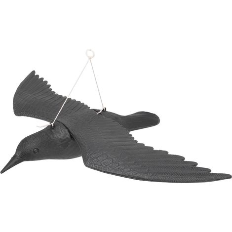 Simulation de corbeau vif et réaliste, décoration étanche, leurre en plastique pour jardins extérieurs et cours