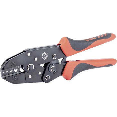 C.K T3697A Pince à sertir pour connecteurs de câbles non-isolés 1 à 10 mm² S221122 (1/4)