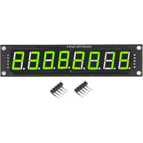 8-stellige LED-Segmentanzeige, digitales optoelektronisches Modul 74HC595, Treiber grün, 0,56 Zoll