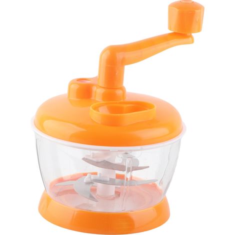 Hachoir à légumes manuel en acier inoxydable PP, compact, portable, de qualité alimentaire, pour la cuisine et la restauration, 6 lames (1/5)