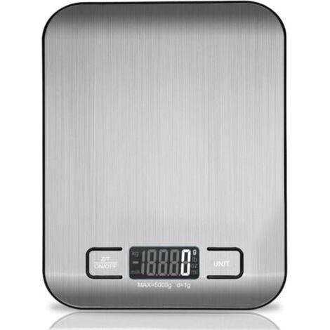 Digital Kitchen Scale, 5kg Electronic Stainless Steel Cooking Scale, Ultra-thin Food Scale (1/5)