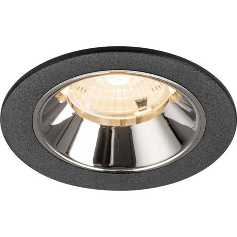 Spot encastré Numinos S noir/chrome 2700K - 55 deg - 1009441