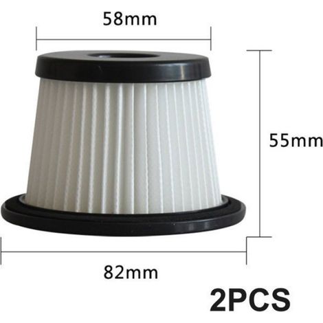 Filtre - Pour Aspirateur Sans Fil Shaz 22.2 C3 - Filtre À Particules Fines 0.3 Micron - Compatible Silvercrest - Lot De 2 (1/5)