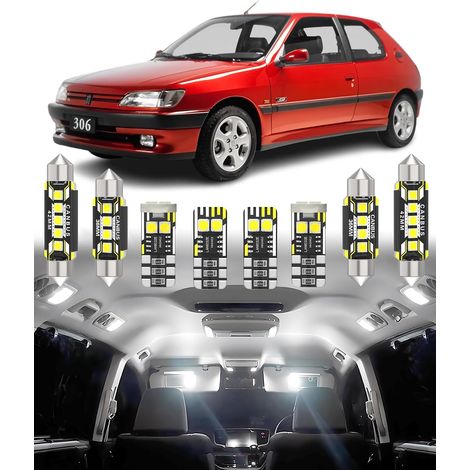 6pcs Interior LED Light Kit For 306 Hatchback Saloon Estate CC 1993-2002/ ZX Hatchback Estate Estate 1991-1998 (1/5)