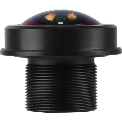 Objectif fisheye HD 5MP grand angle 1,56 mm 180° pour caméra de surveillance CCTV
