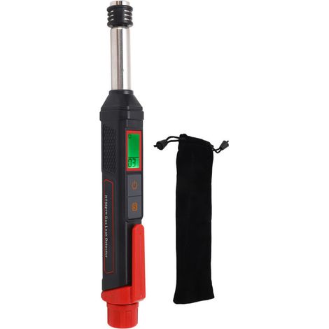 Gaslecksuchgerät mit hintergrundbeleuchtetem LCD-Bildschirm, tragbares Brenngasanalysegerät mit optischem und akustischem Alarm,
