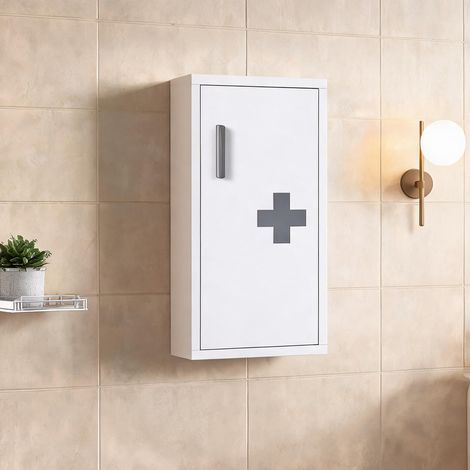Meuble de salle de bain 3 niveaux 30 x 14 x 46 cm (1/5)