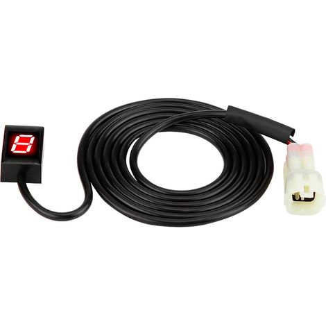 Digitaler Tachometer mit Ganganzeige für Kawasaki - Gangschaltsensoren - Digitalanzeige (Rot) (1/5)