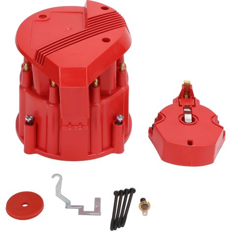 Großer Verteilerkappen-Rotor-Satz, Ersatz-Zündset für K549 SBC 283 305 307 327 350 400 BBC 454 396 427 rot (1/5)