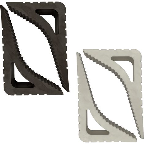 Serratura - fermo per porte e finestre STOPPER - set da 2 marrone (1/5)