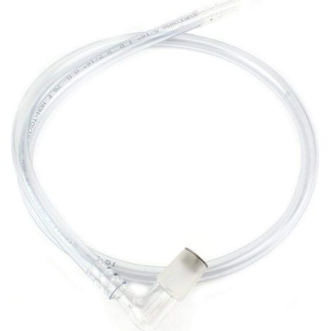 Accessoires pour vaporisateur Tuyau d'inhalation avec angle de raccordement et embout buccal pour Extreme-Q, V-Tower Whip Qualité alimentaire, transparent (1/2)