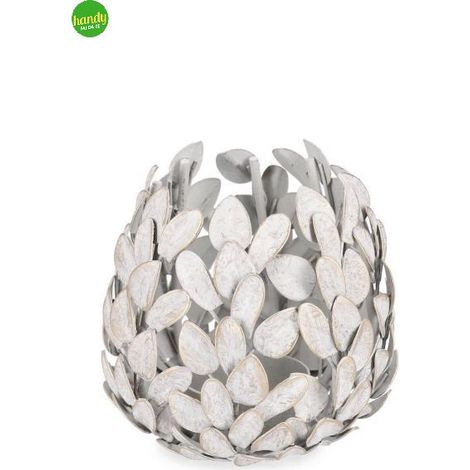Portacandela Harriet Bizzotto Bomb Bianco