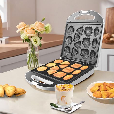 Plaque de cuisson électrique multifonctionnelle DSP Dansong Home, mini gaufrier, appareil à biscuits, appareil à sandwichs et petit-déjeuner (1/5)