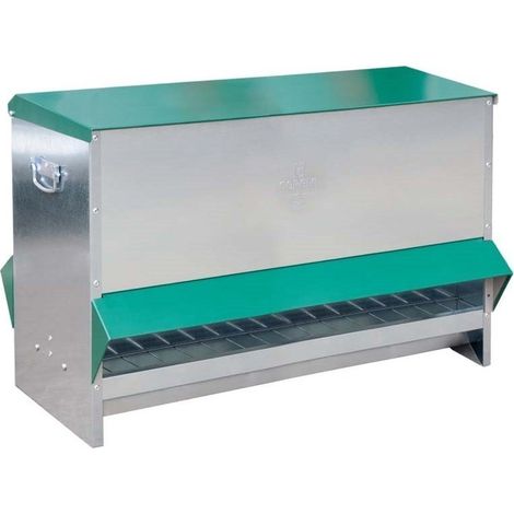 Comedero para Pájaros de Exterior de Acero Inoxidable con Tapa, 101x46x52 cm
