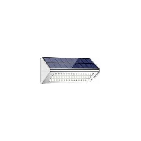 Lampe solaire extérieure à 48 LED - Boîtier en aluminium - Étanchéité IP65 - Détection de mouvement radar - Jardin (1/4)