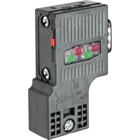 Siemens SIMATIC DP Connettore PROFIBUS RS 485, Fast Connect, senza presa PG, 90°, 6ES79720BA520XA0