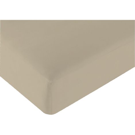 Drap Housse En Lyocell Beige 85 X 200 Cm - Incasa