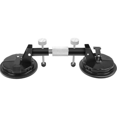 Heavy-duty adjustable double suction cup stone seam fixative, professional countertop installation sewing tool for flat surfaces, multicolor (1/5)