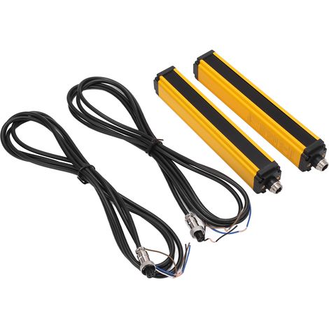 Barrière immatérielle de sécurité BERM/BEM0820-A-140NB, grille immatérielle de sécurité, barrière lumineuse, détecteur infrarouge à faisceau traversant, espacement des faisceaux 20 mm (1/5)