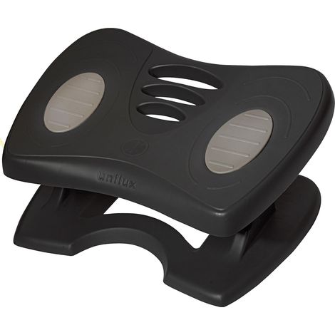 Unilux Nymphea poggiapiedi ergonomico nero 42 x 32 cm (1/5)