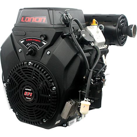 LONCIN 27 HP Motore 4 Tempi Bicilindrico Albero 25,4 mm cilindrico LC2V80FD-EFI-A (1/4)