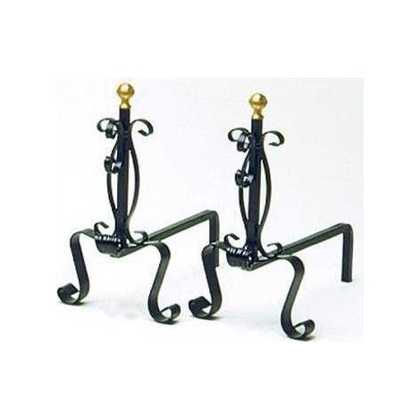 Alari Ferro Battuto Grande 23X41X40H