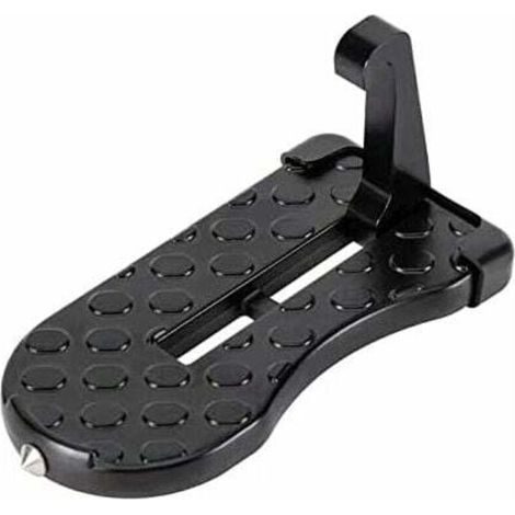 Klappbare Auto-Fußstütze, Universal-Trittschemel, Auto-Türverriegelungshaken-Pedal, Zusatzpedal mit Sicherheitshammer (167,5 cm)
