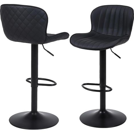 Sgabello da bar, altezza regolabile, design moderno, set da 2 (1/2)