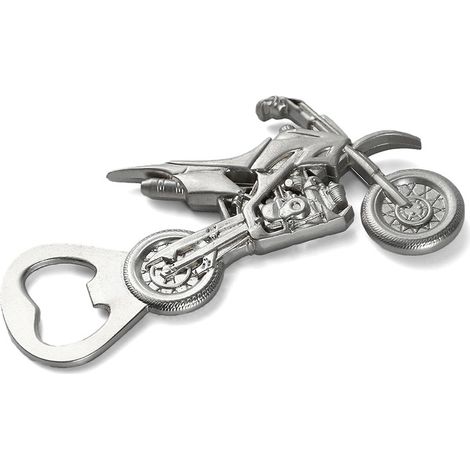 Ouvre-bouteille Moto Tire-Bouchon Métal Porte-Clés Outil Camping Cuisine Bar Cadeau Fête Mariage Souvenir Accessoire Biker (1/5)