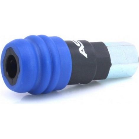 Coupleur raccord air rapide polyvalent de securite filetage femelle g 1/4'' (1/3)