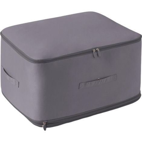 Sac De Rangement Pour Vêtements - Étanche - Fermeture Éclair - Capacité Grande - Pour Couettes Et Draps - 52 X 42 X 25 Cm - 1 Pièce (1/5)