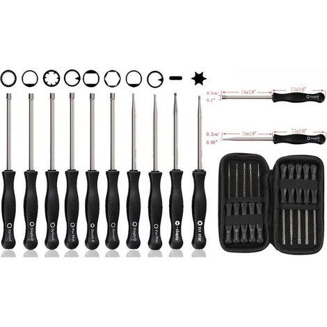 Set de 12 Outils de Réglage de Carburateur Réglage Tronçonneuse Tournevis Reglage Carburateur Tronconneuse 2 Temps Tournevis Pacman/Single D pour Poulan Husq STHIL Echo Débroussailleuse Carburateur (1/5)